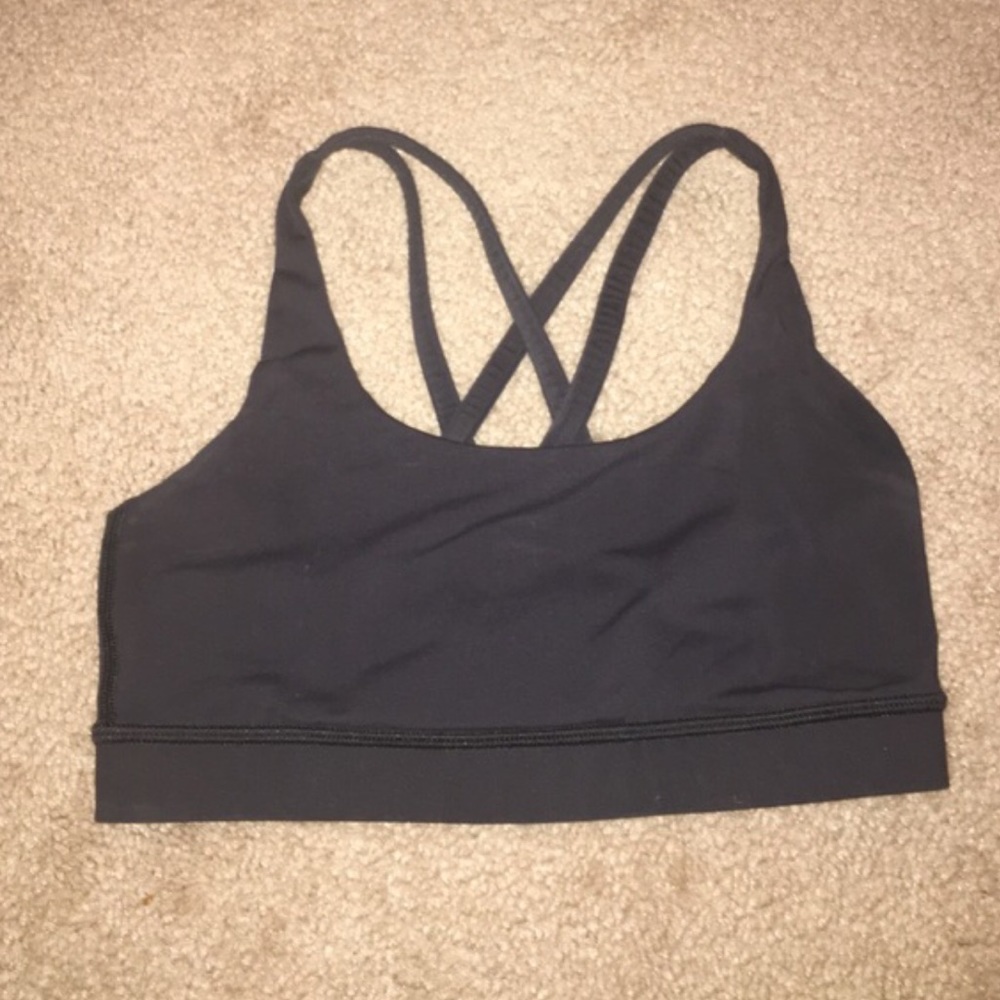 Lululemon Black Sports Bra
